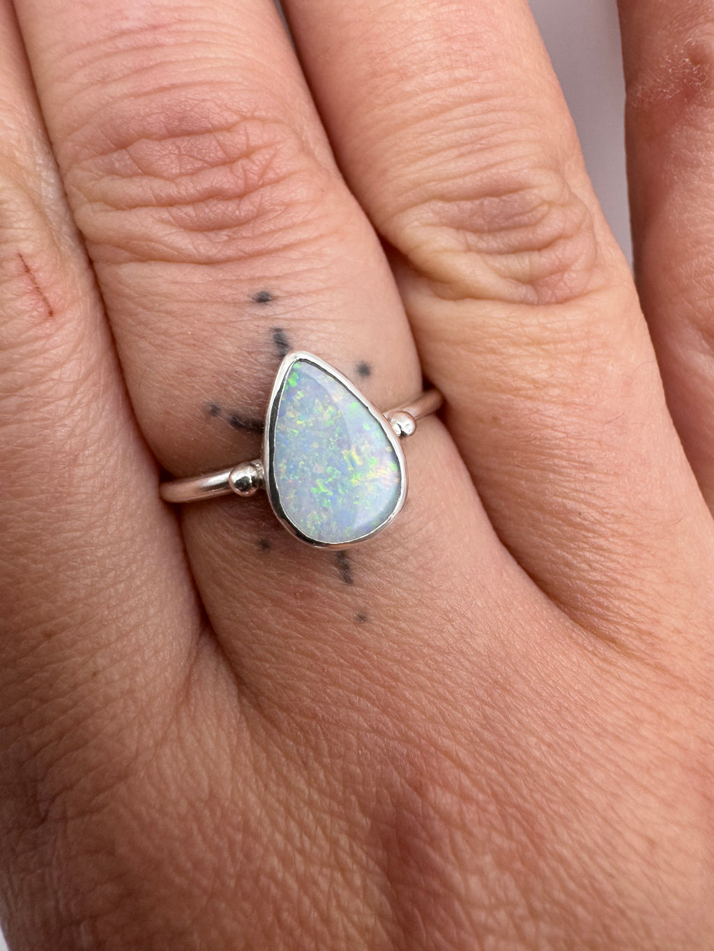 Opal Doublet Ring