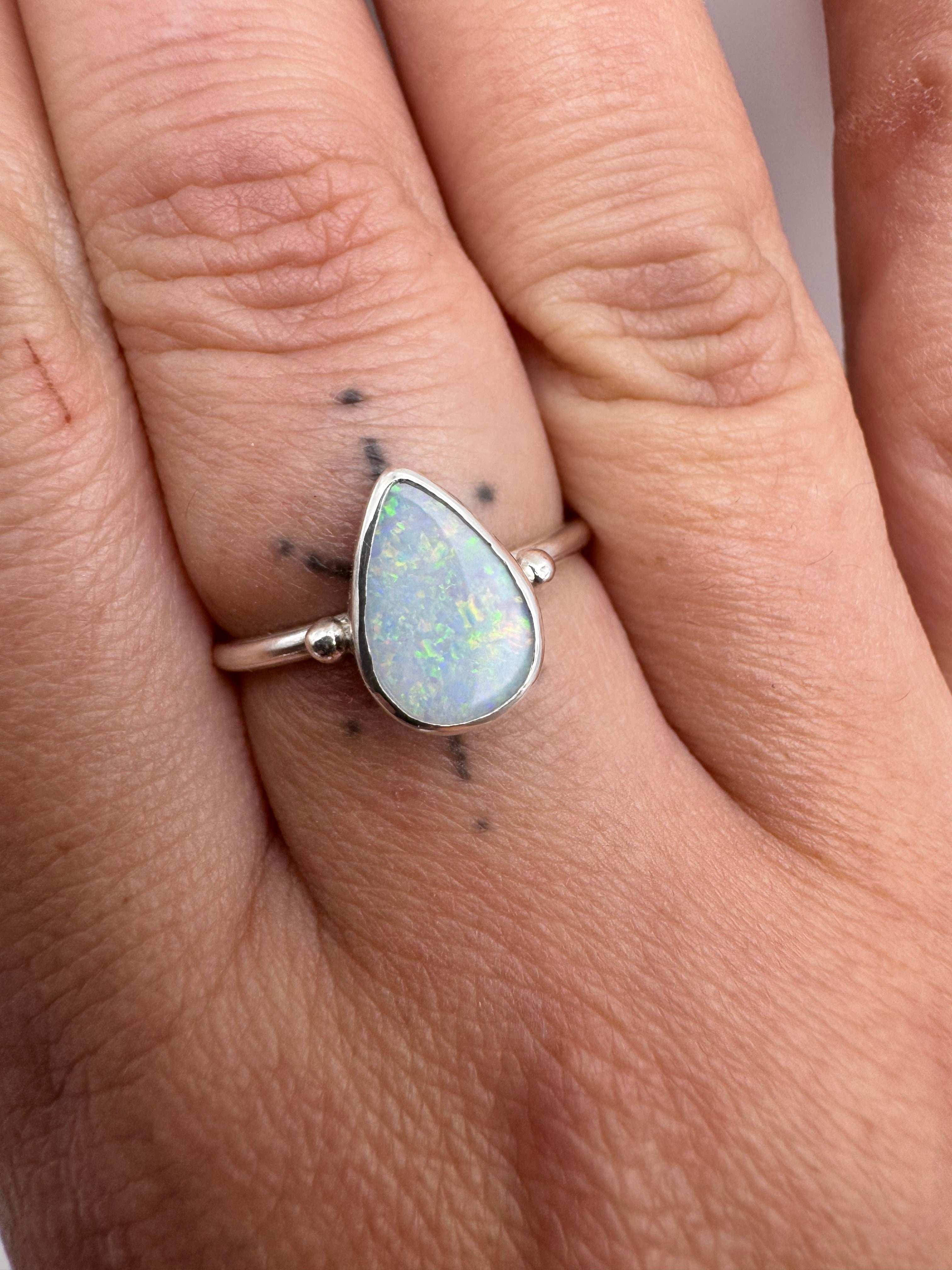 Opal Doublet Ring